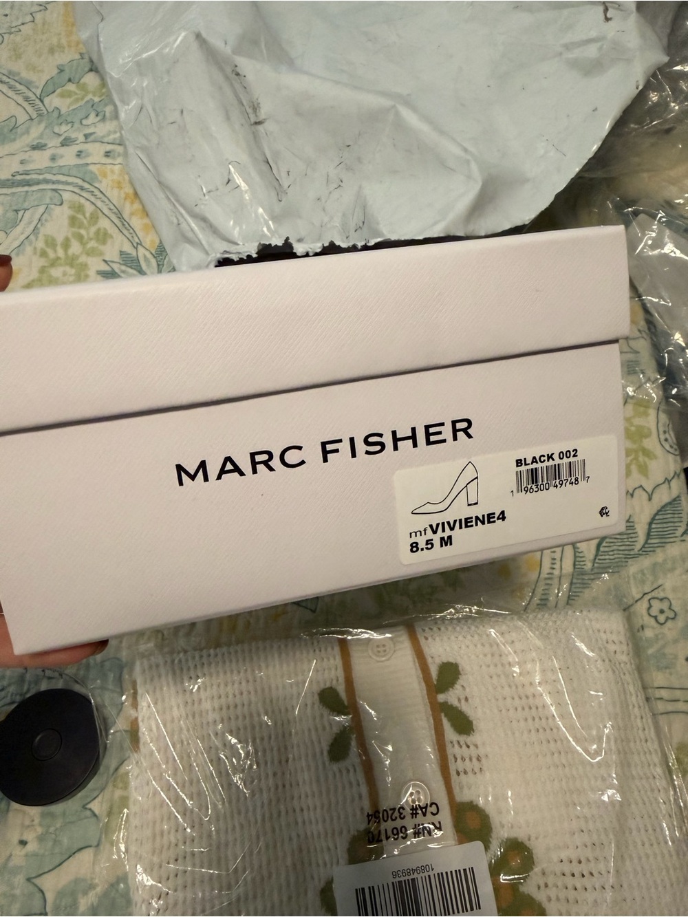 Marc Fisher Viviene High Block Heel Dress Pumps, size 8.5, NIB - Picture 6 of 6